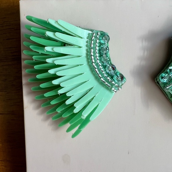 Mignonne Gavigan mint mini Madeline earrings - Picture 4 of 4